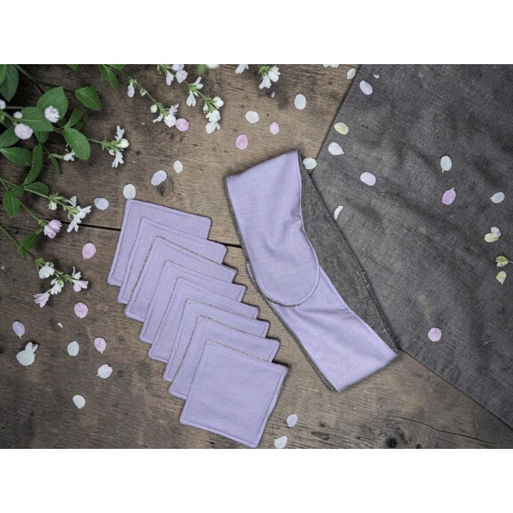 Ensemble de  8 cotons et un bandeau