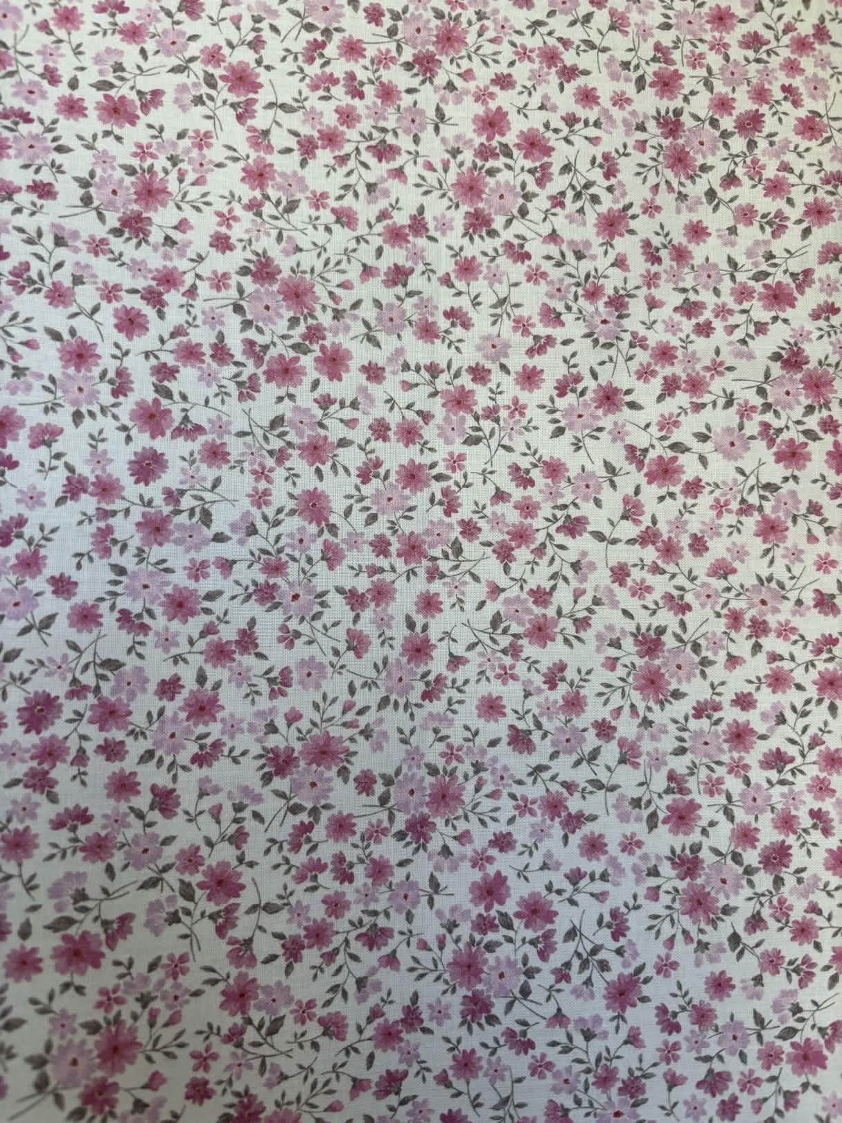 Coton fleur rose
