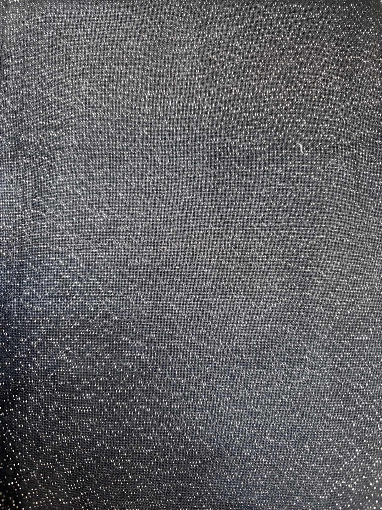 Coton noir paillette